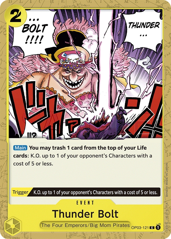 Carta Thunder Bolt (OP03-121)