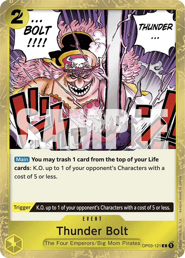 Carta Thunder Bolt (OP03-121)