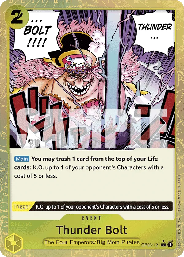 Carta Thunder Bolt (OP03-121)