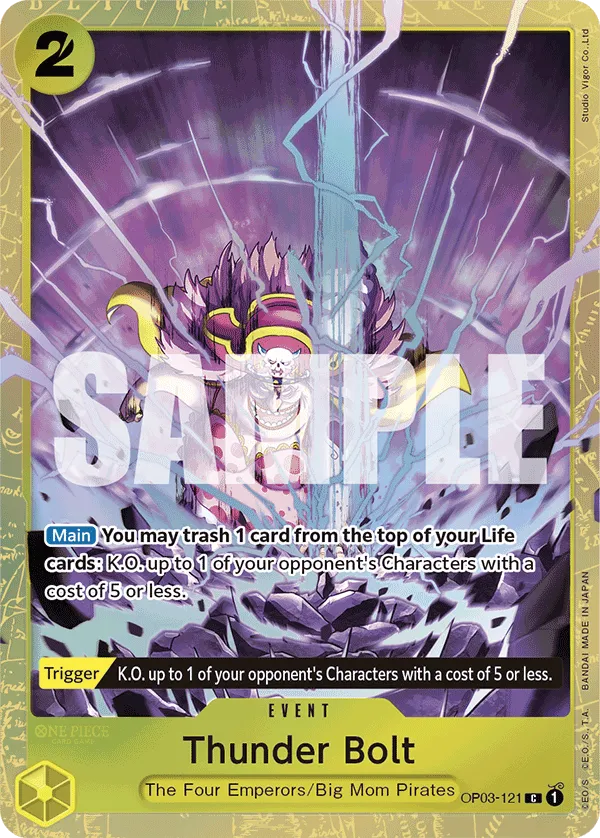 Carta Thunder Bolt (OP03-121)