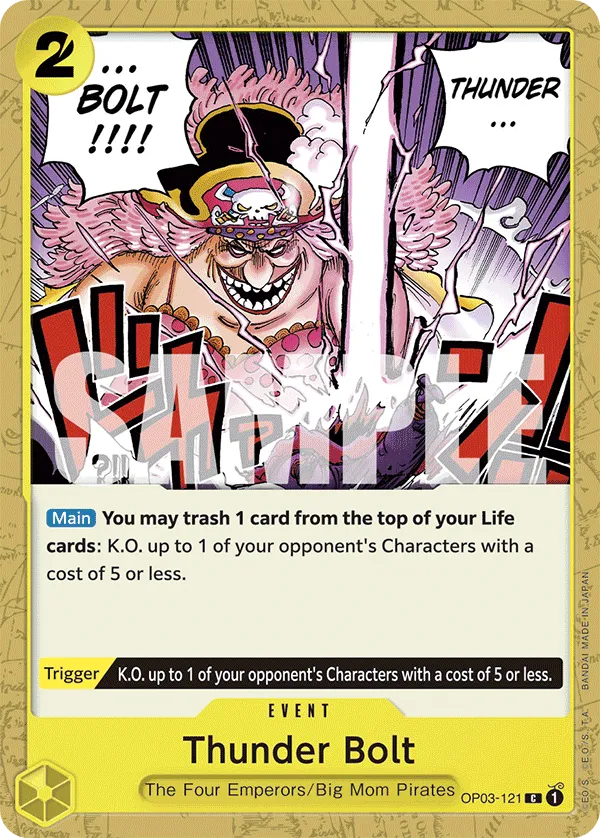 Carta Thunder Bolt (OP03-121)
