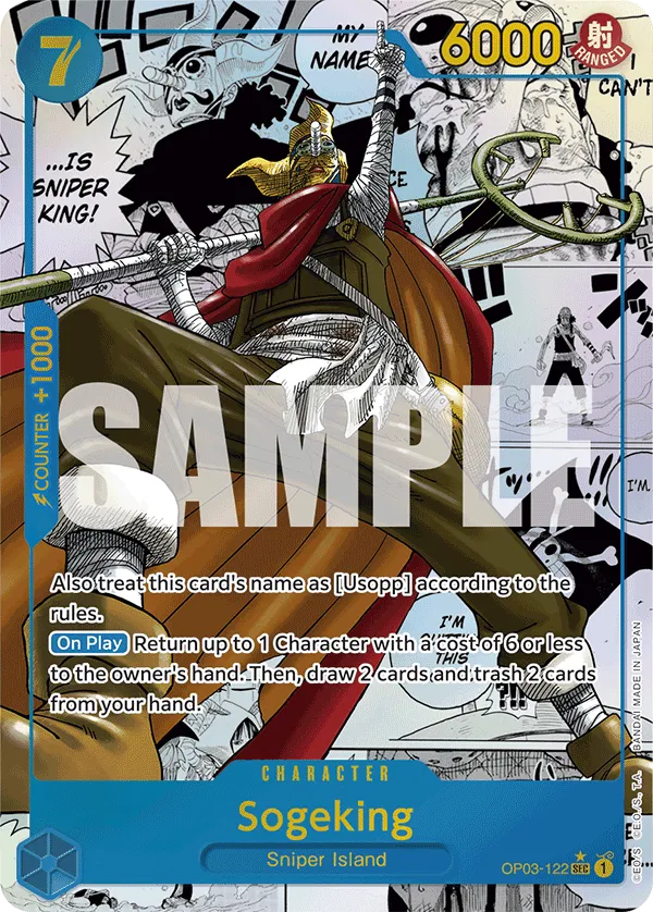 Carta Sogeking (OP03-122)