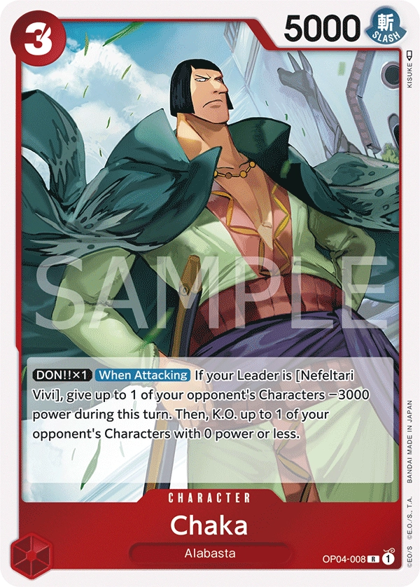Carta Chaka (OP04-008)