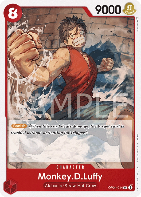 Carta Monkey.D.Luffy (OP04-014)