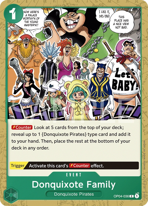 Carta Donquixote Family (OP04-036)