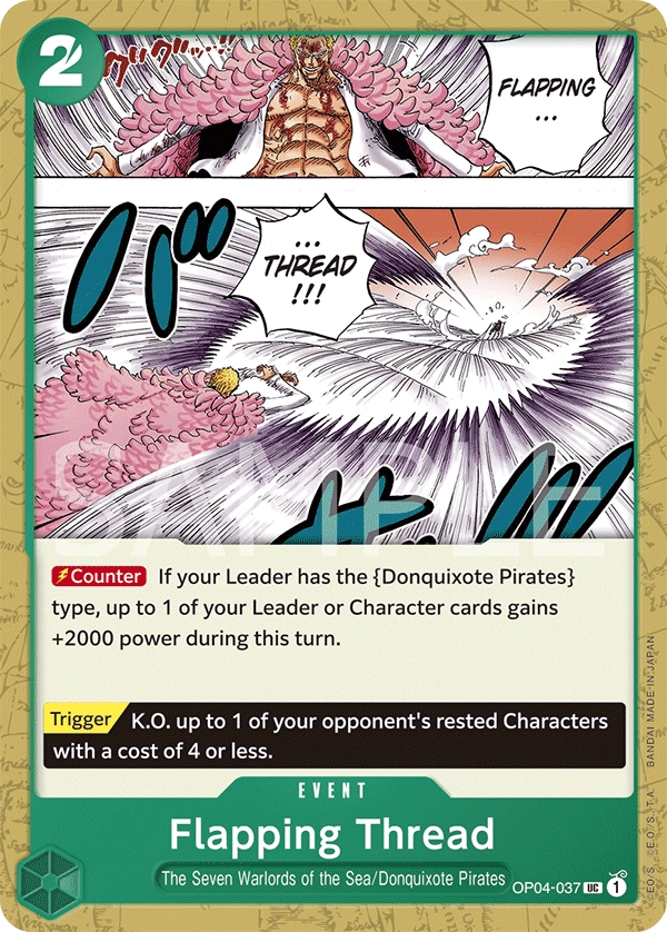 Carta Flapping Thread (OP04-037)