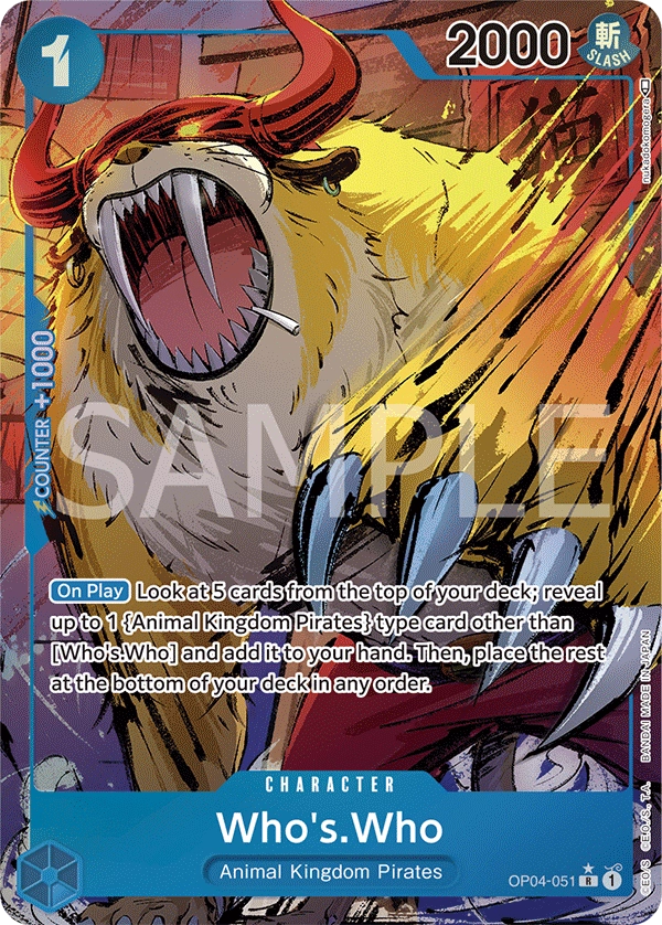 Carta Who's.Who (OP04-051)
