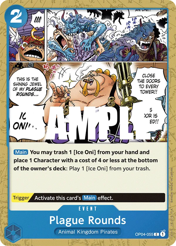 Carta Plague Rounds (OP04-055)