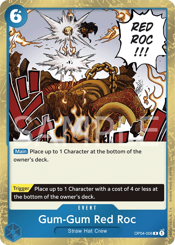 Carta Gum-Gum Red Roc (OP04-056)