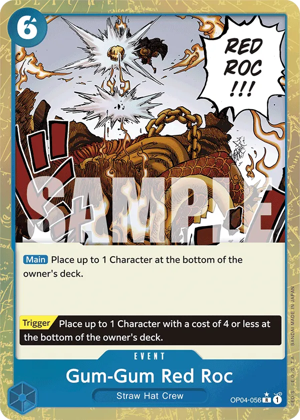 Carta Gum-Gum Red Roc (OP04-056)