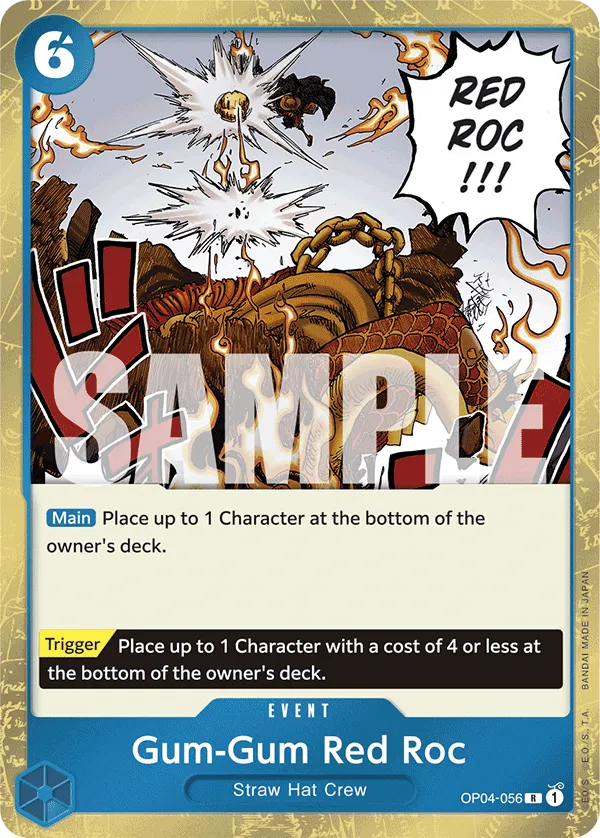 Carta Gum-Gum Red Roc (OP04-056)