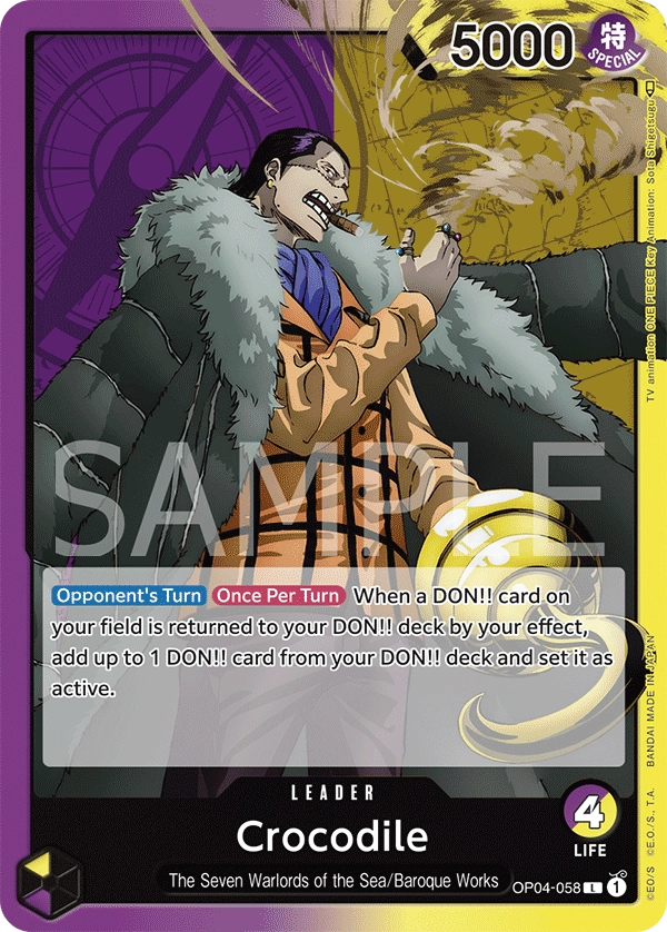 Carta Crocodile (OP04-058)