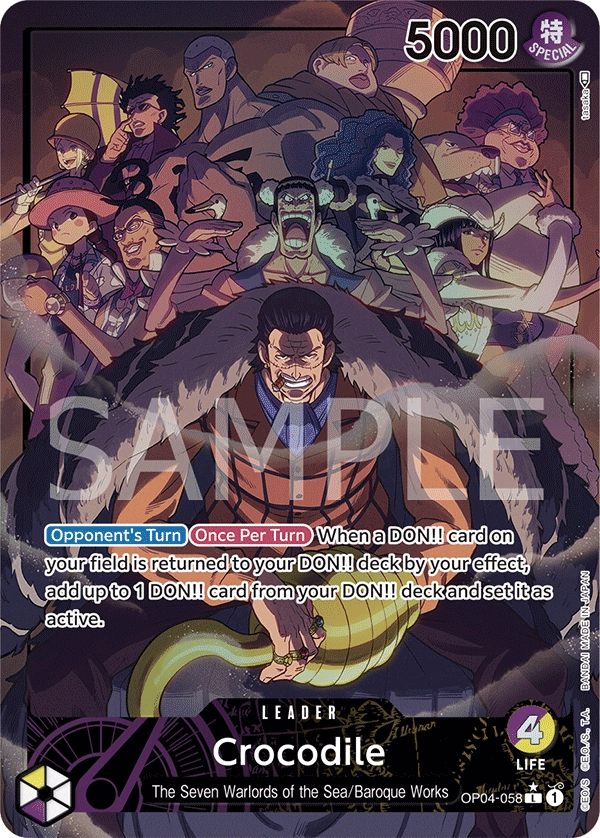 Carta Crocodile (OP04-058)
