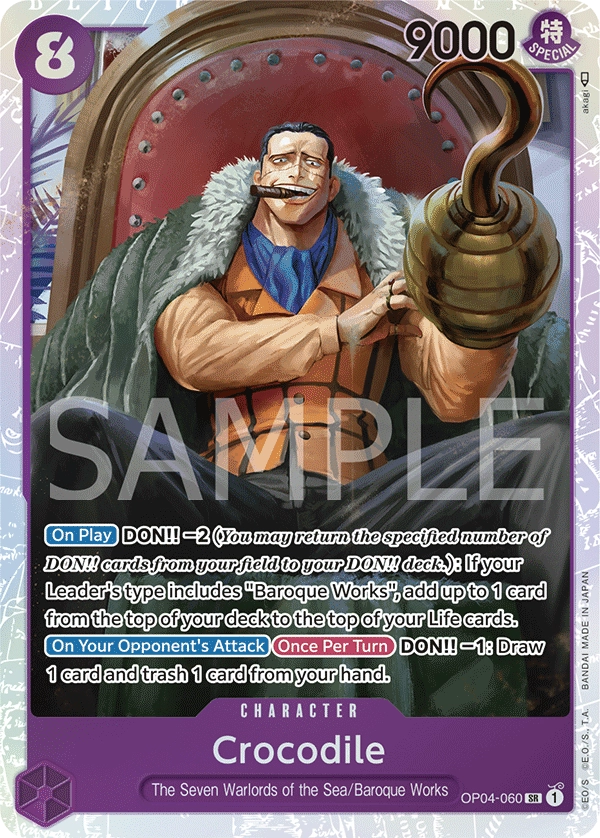Carta Crocodile (OP04-060)