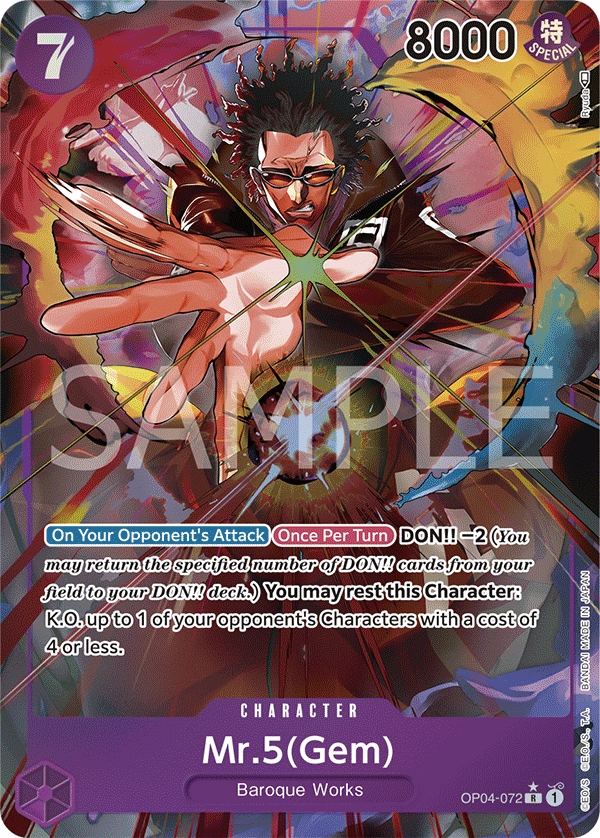 Carta Mr.5(Gem) (OP04-072)