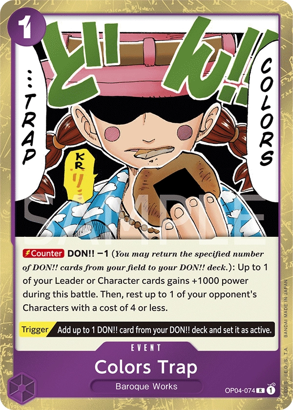 Carta Colors Trap (OP04-074)