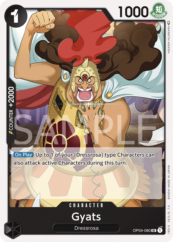 Carta Gyats (OP04-080)