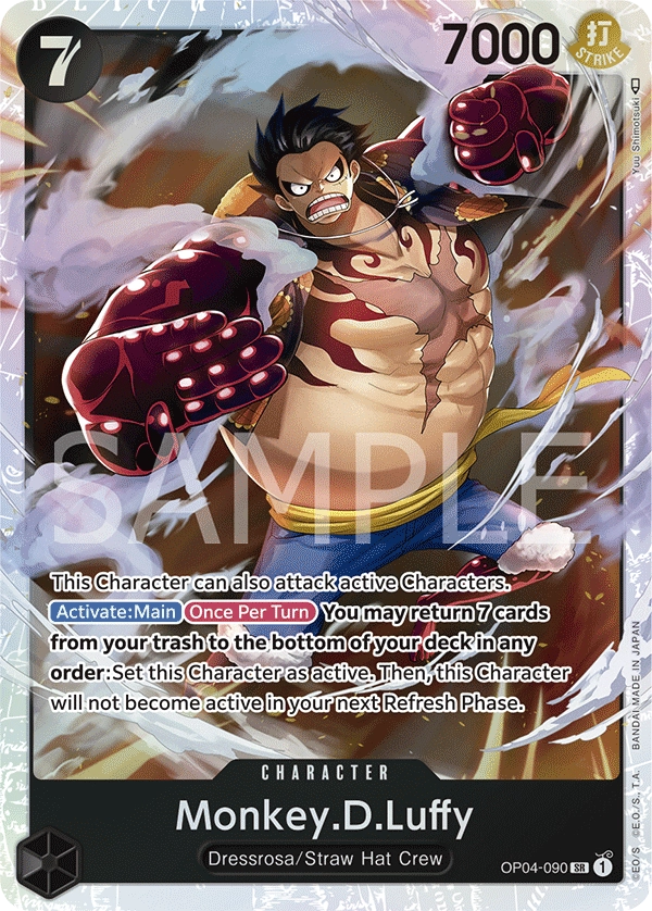 Carta Monkey.D.Luffy (OP04-090)