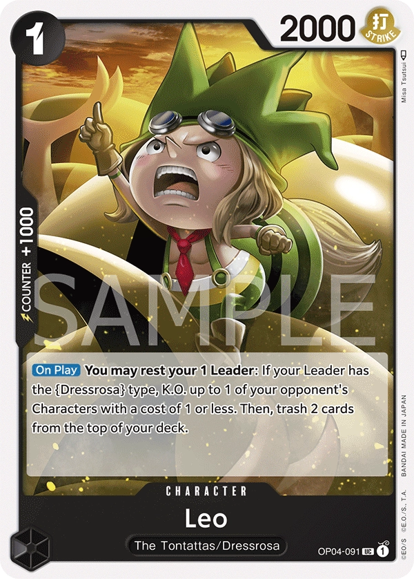 Carta Leo (OP04-091)