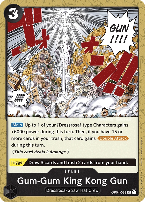 Carta Gum-Gum King Kong Gun (OP04-093)