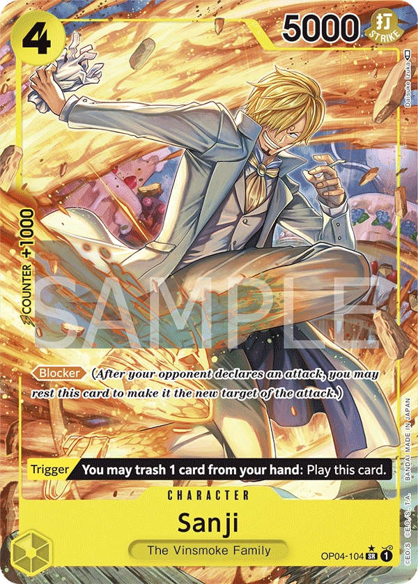 Carta Sanji (OP04-104)