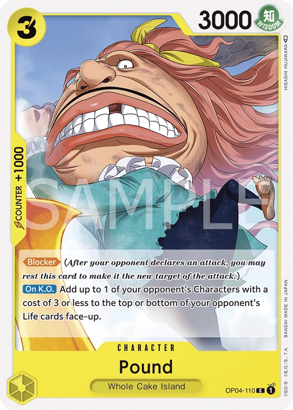 Carta Pound (OP04-110)