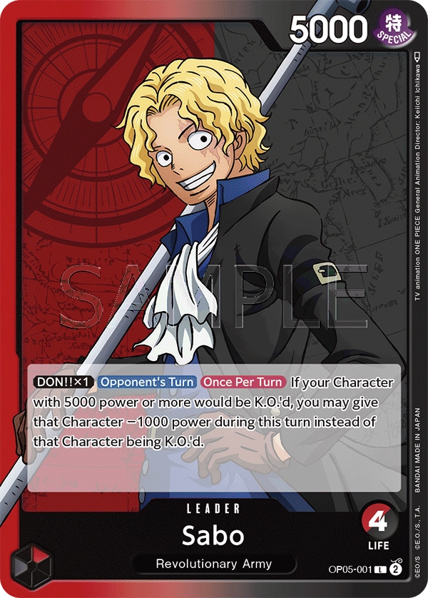 Carta Sabo (OP05-001)
