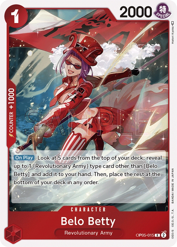 Carta Belo Betty (OP05-015)