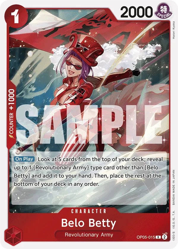 Carta Belo Betty (OP05-015)