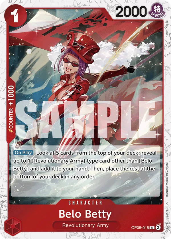 Carta Belo Betty (OP05-015)
