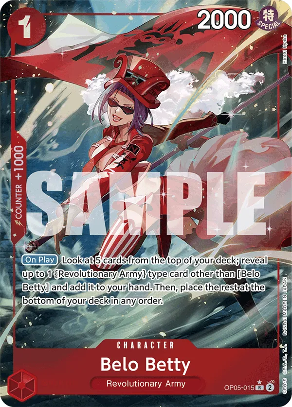 Carta Belo Betty (OP05-015)