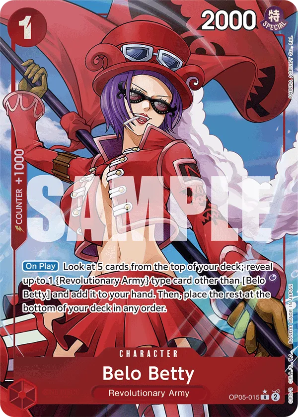 Carta Belo Betty (OP05-015)