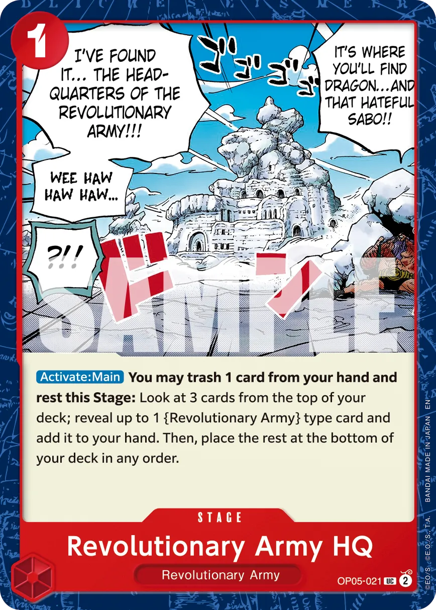 Carta Revolutionary Army HQ (OP05-021)