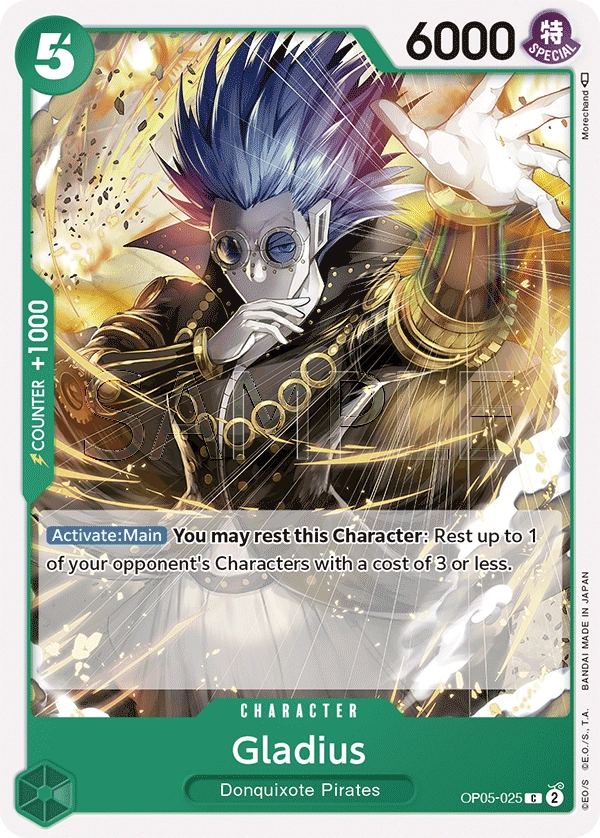 Carta Gladius (OP05-025)