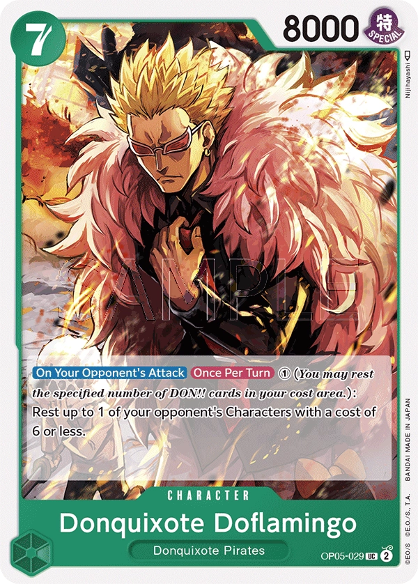 Carta Donquixote Doflamingo (OP05-029)
