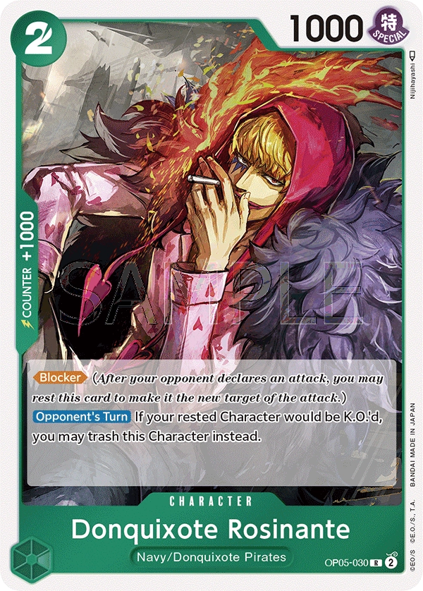 Carta Donquixote Rosinante (OP05-030)