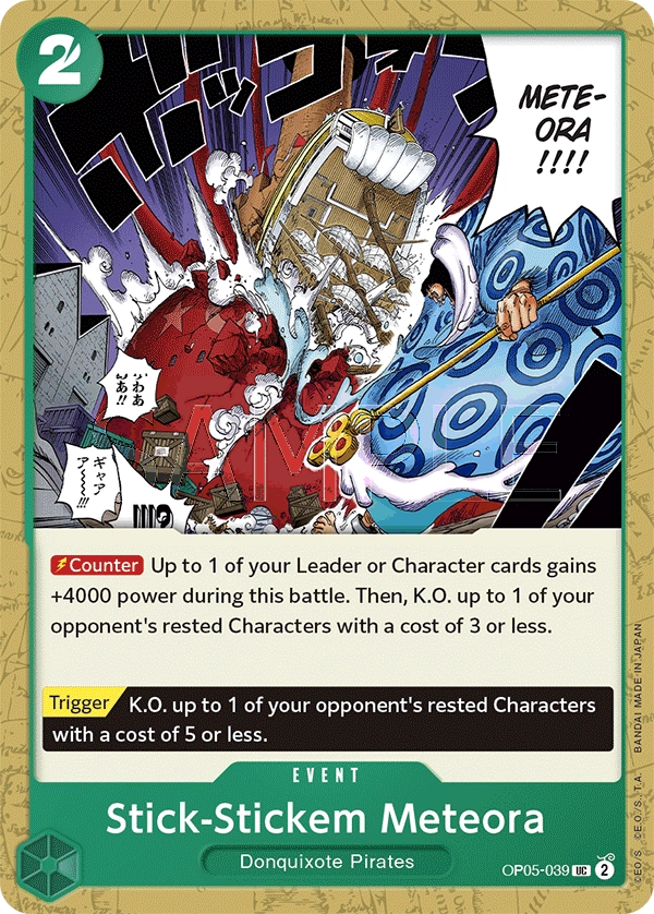 Carta Stick-Stickem Meteora (OP05-039)