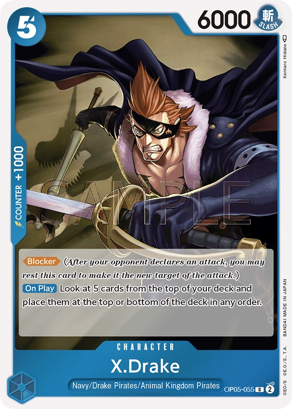 Carta X.Drake (OP05-055)