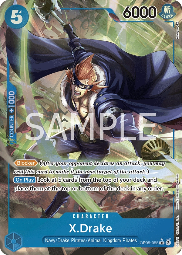 Carta X.Drake (OP05-055)