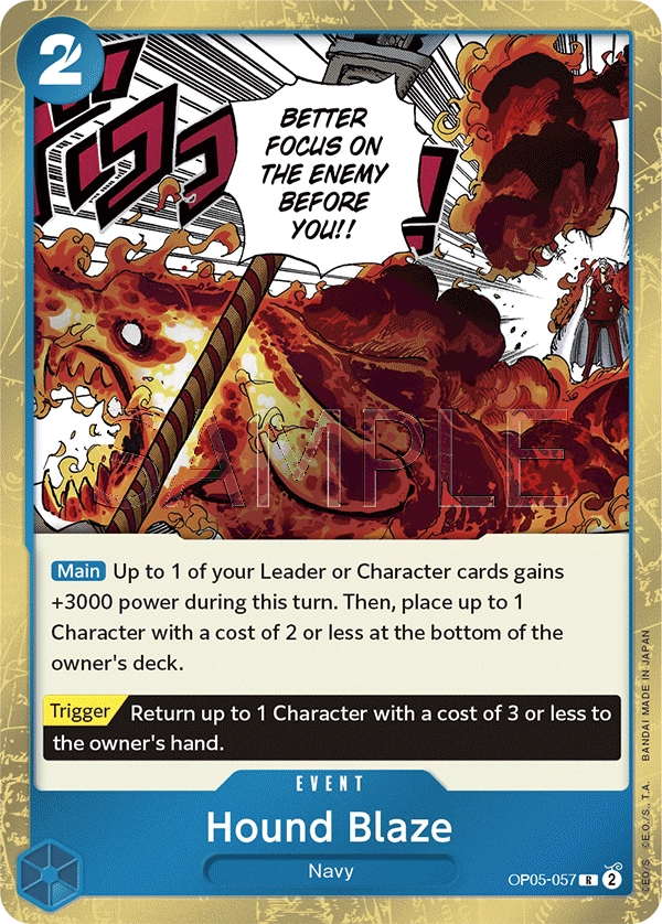 Carta Hound Blaze (OP05-057)