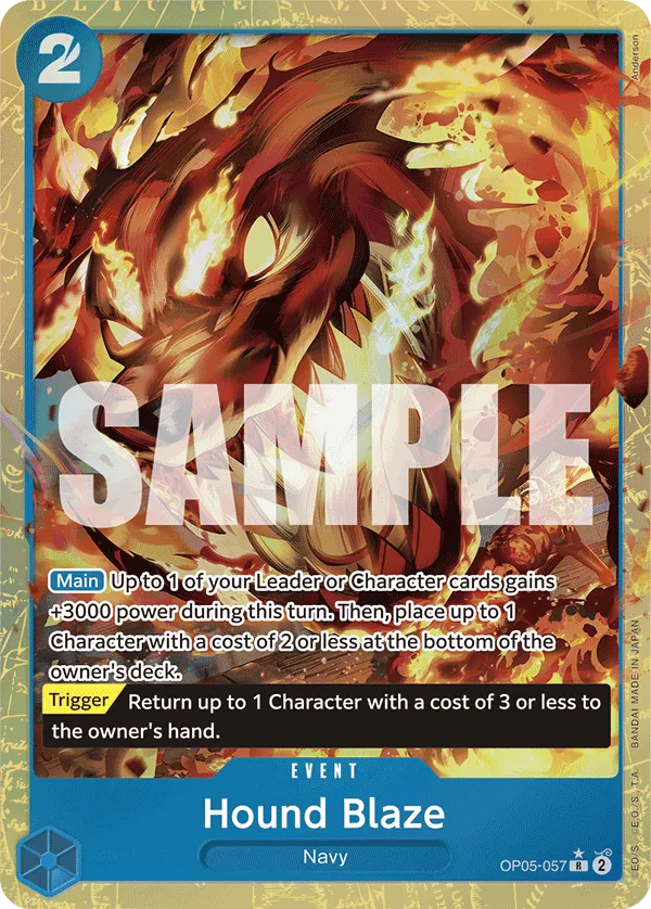 Carta Hound Blaze (OP05-057)