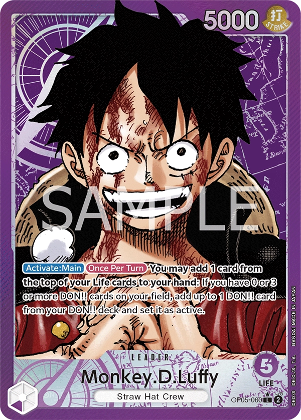 Carta Monkey.D.Luffy (OP05-060)