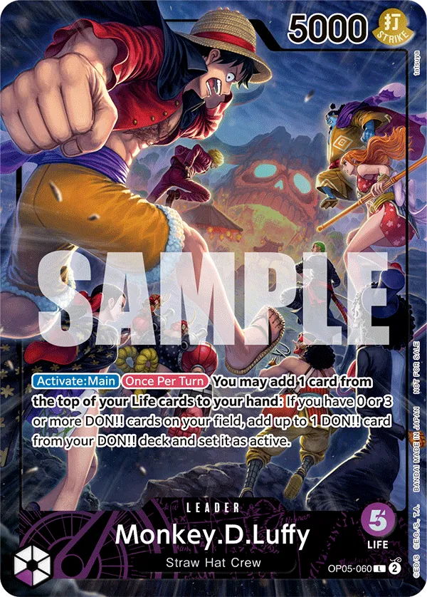 Carta Monkey.D.Luffy (OP05-060)