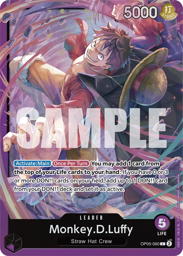 Carta Monkey.D.Luffy (OP05-060)