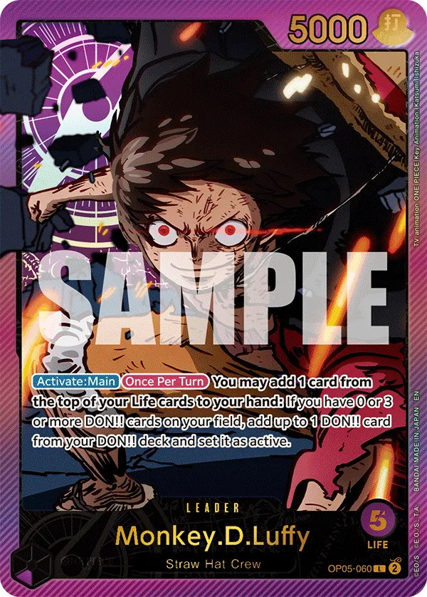 Carta Monkey.D.Luffy (OP05-060)