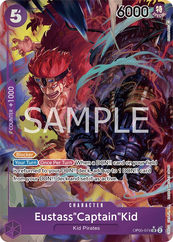 Carta Eustass"Captain"Kid (OP05-074)