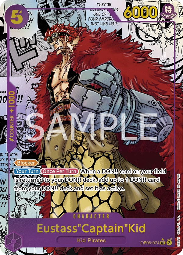 Carta Eustass"Captain"Kid (OP05-074)