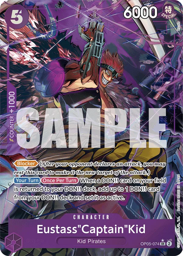 Carta Eustass"Captain"Kid (OP05-074)