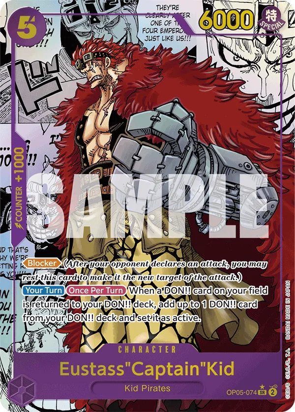 Carta Eustass"Captain"Kid (OP05-074)