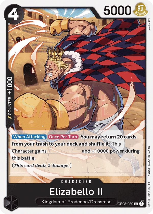 Carta Elizabello II (OP05-080)